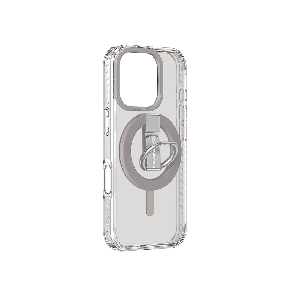 Amazingthing Titan Pro Serisi iPhone 16 Pro Max Magsafe Yüzük Standlı Telefon Kılıfı - 16 Amazingthing Titan Pro Serisi iPhone 16 Pro Max Magsafe Yüzük Standlı Telefon Kılıfı - 16